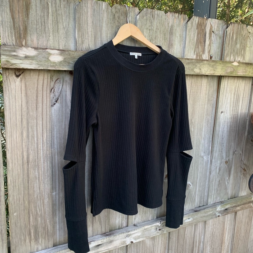 Black Swan Cut Out Sweater